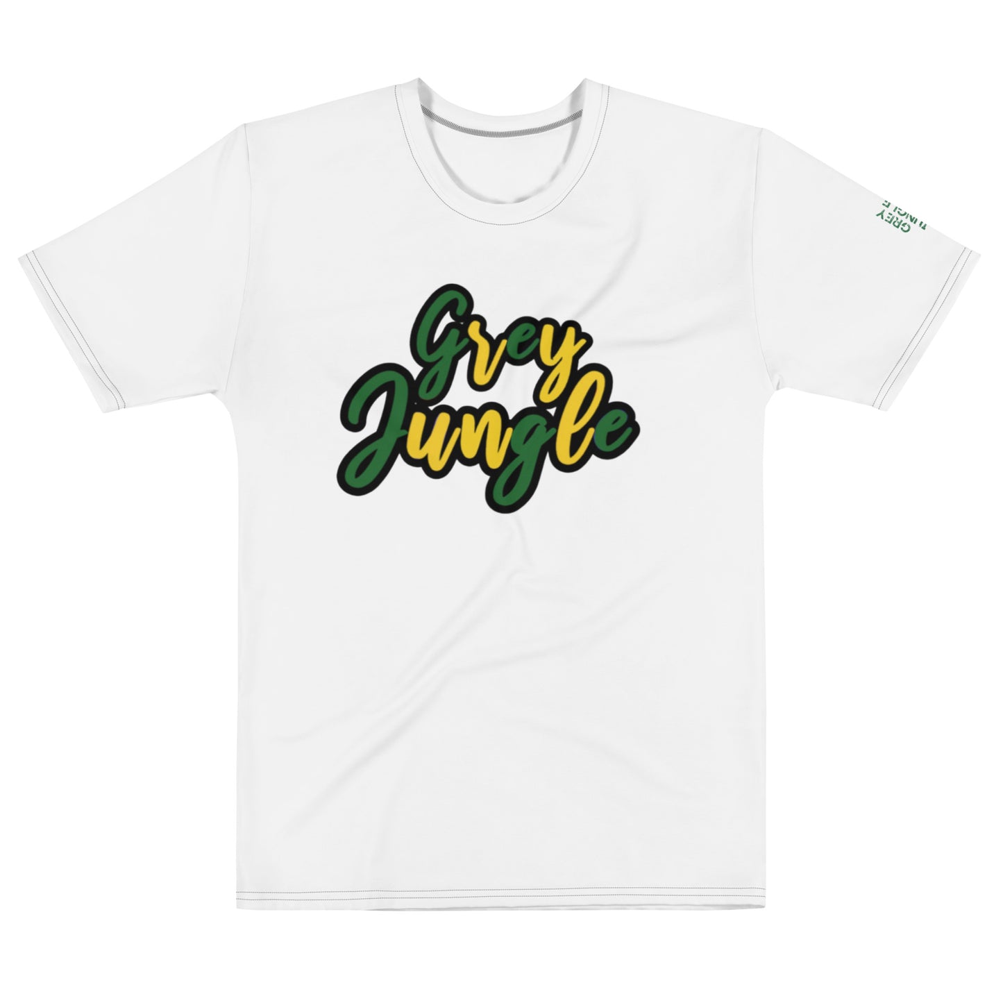 Men's Green And Gold T Shirt