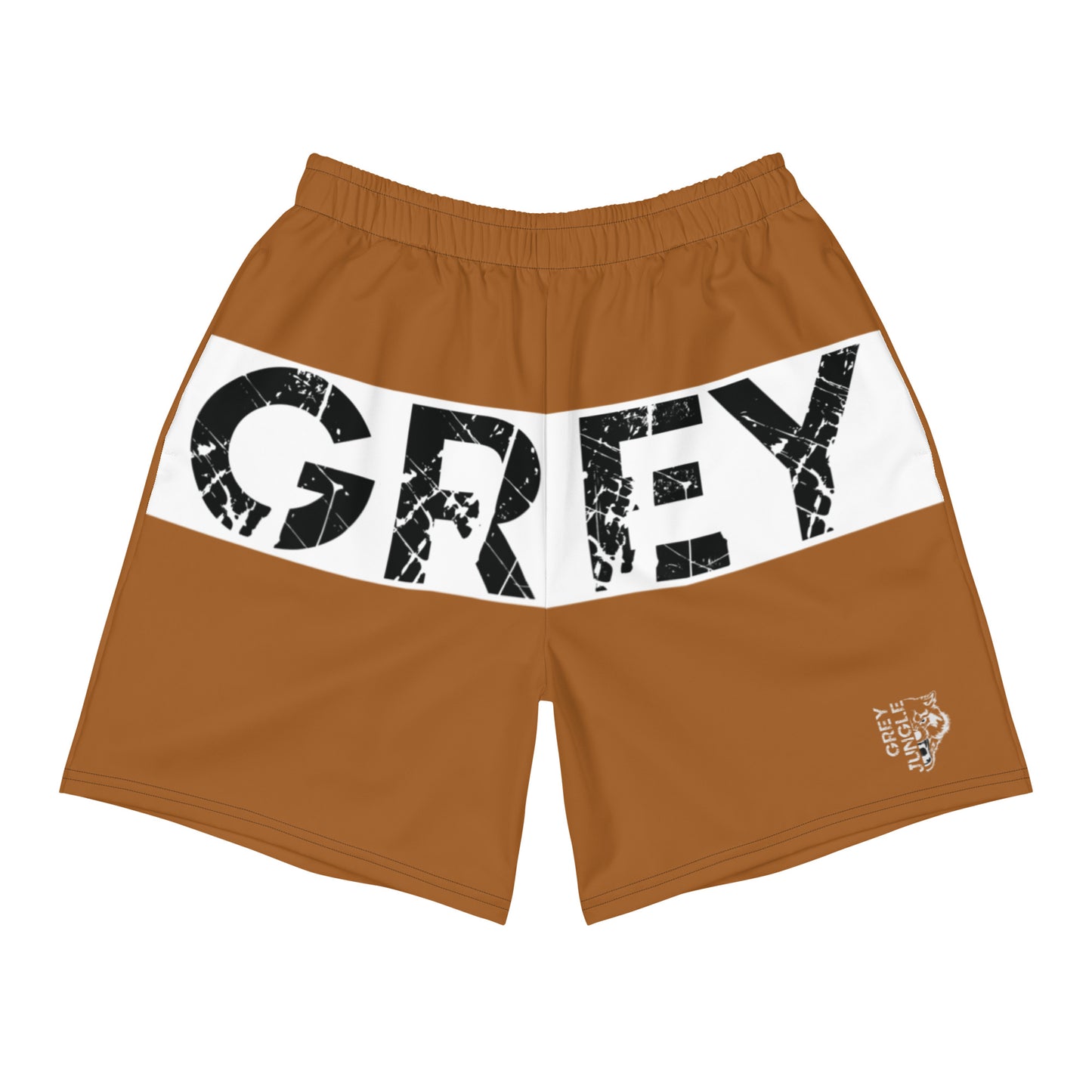 Jungle Fever Windbreaker Shorts - Brown