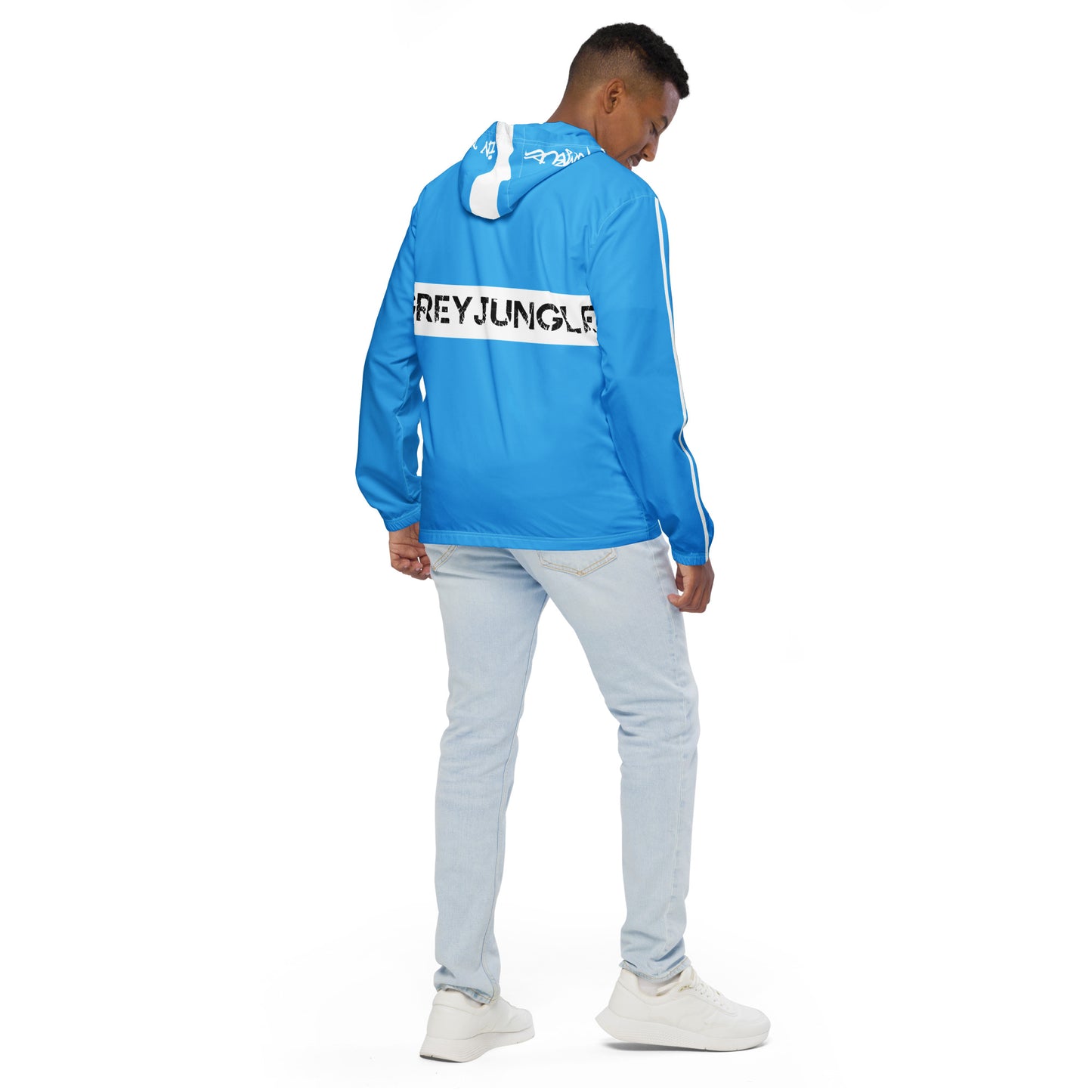 Powder Blue Retro 9 Windbreaker