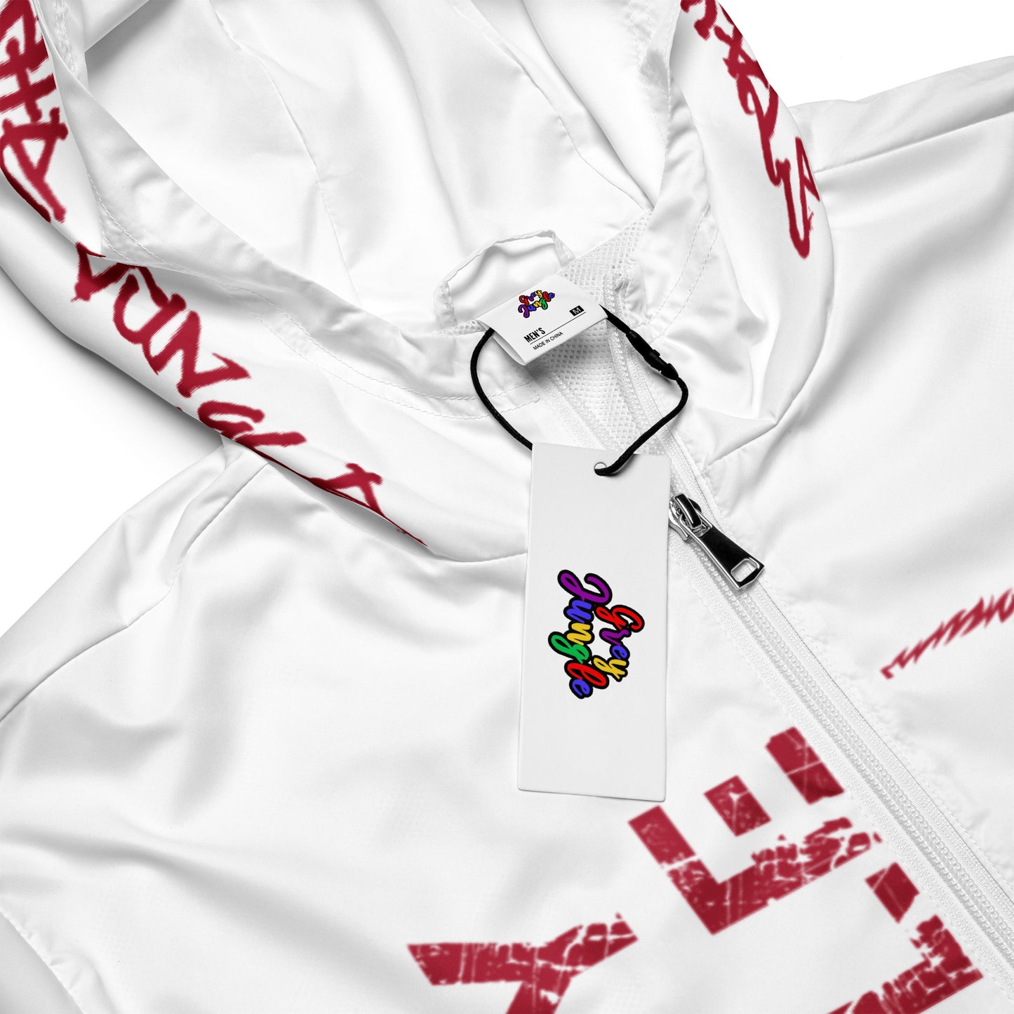 Windbreaker | White & Red | Cherry 12s