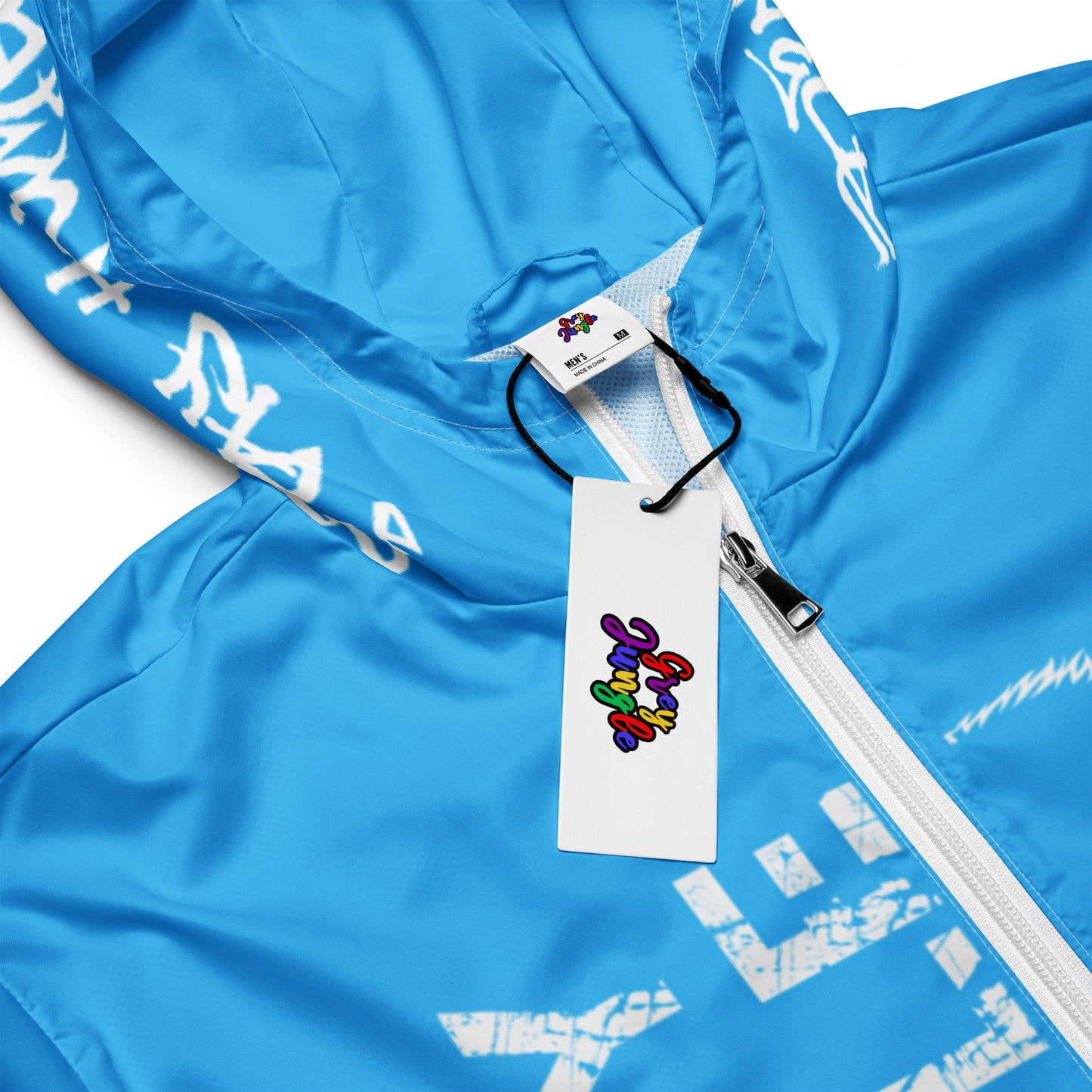 Powder Blue Retro 9 Windbreaker