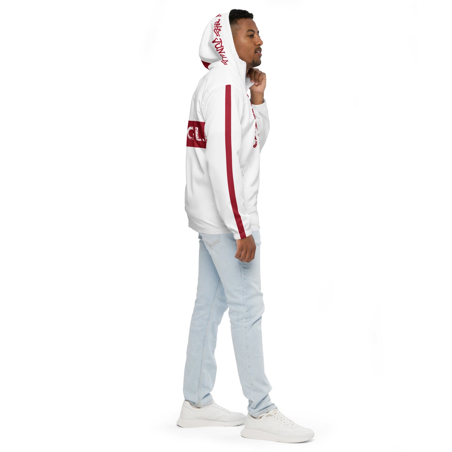 Windbreaker | White & Red | Cherry 12s