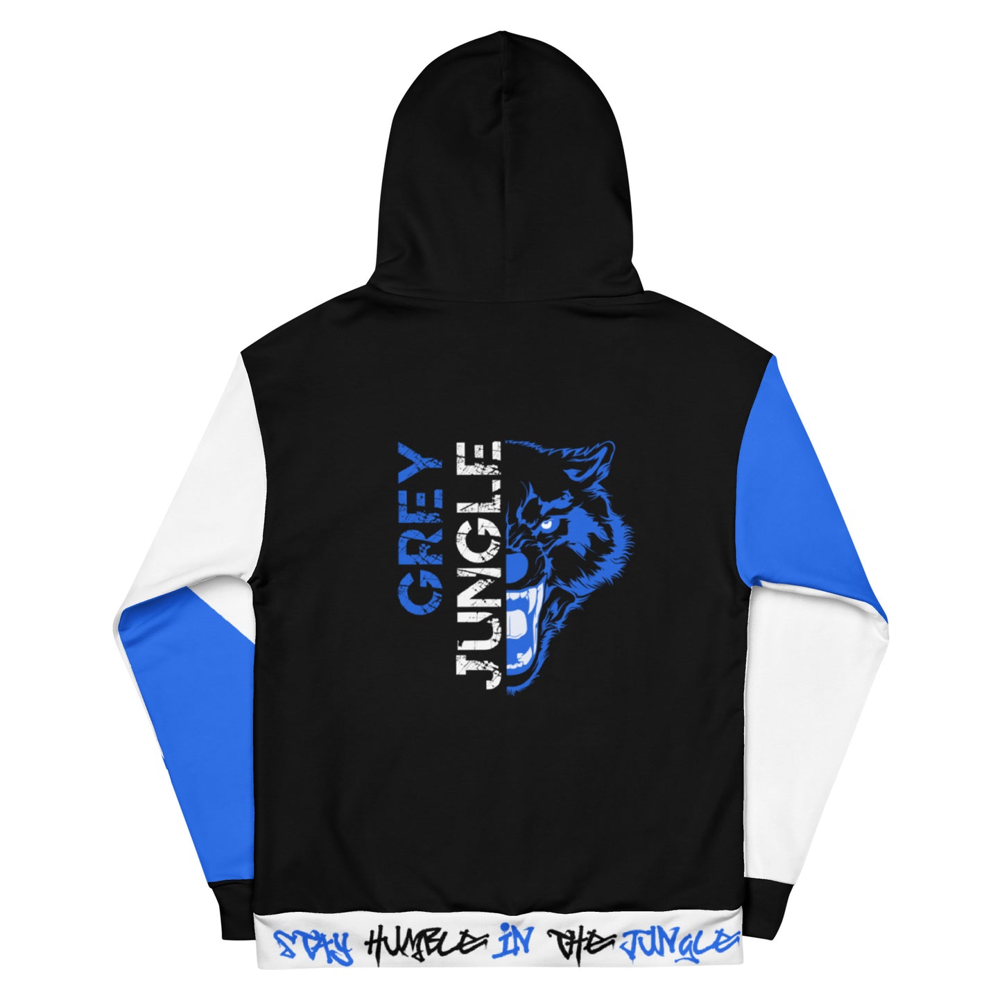 Unisex Hoodie | Blue, Black & White | 1 Royal Blues Collection