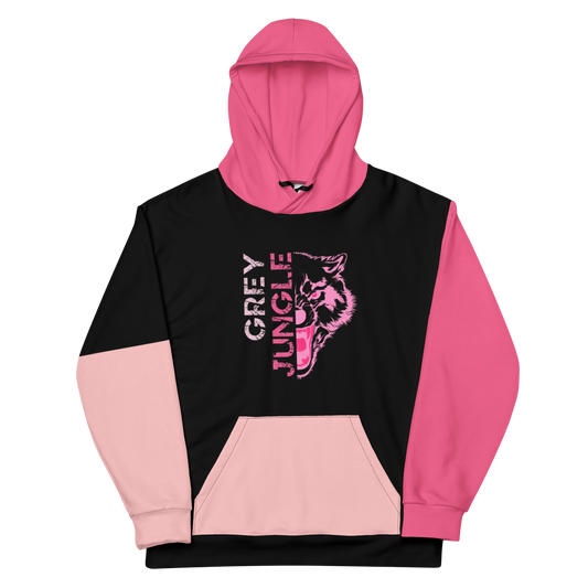 Grey Jungle Hoodie | Breast Cancer Awareness - Hoodie