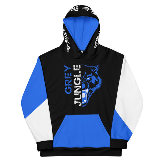 Unisex Hoodie | Blue, Black & White | 1 Royal Blues Collection