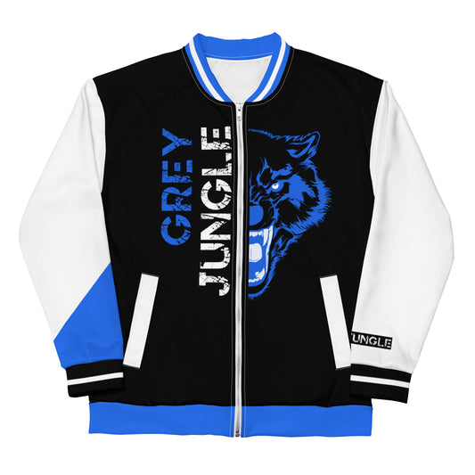 Unisex Bomber Jacket | Blue, Black & White | 1 Royal Blues Collection