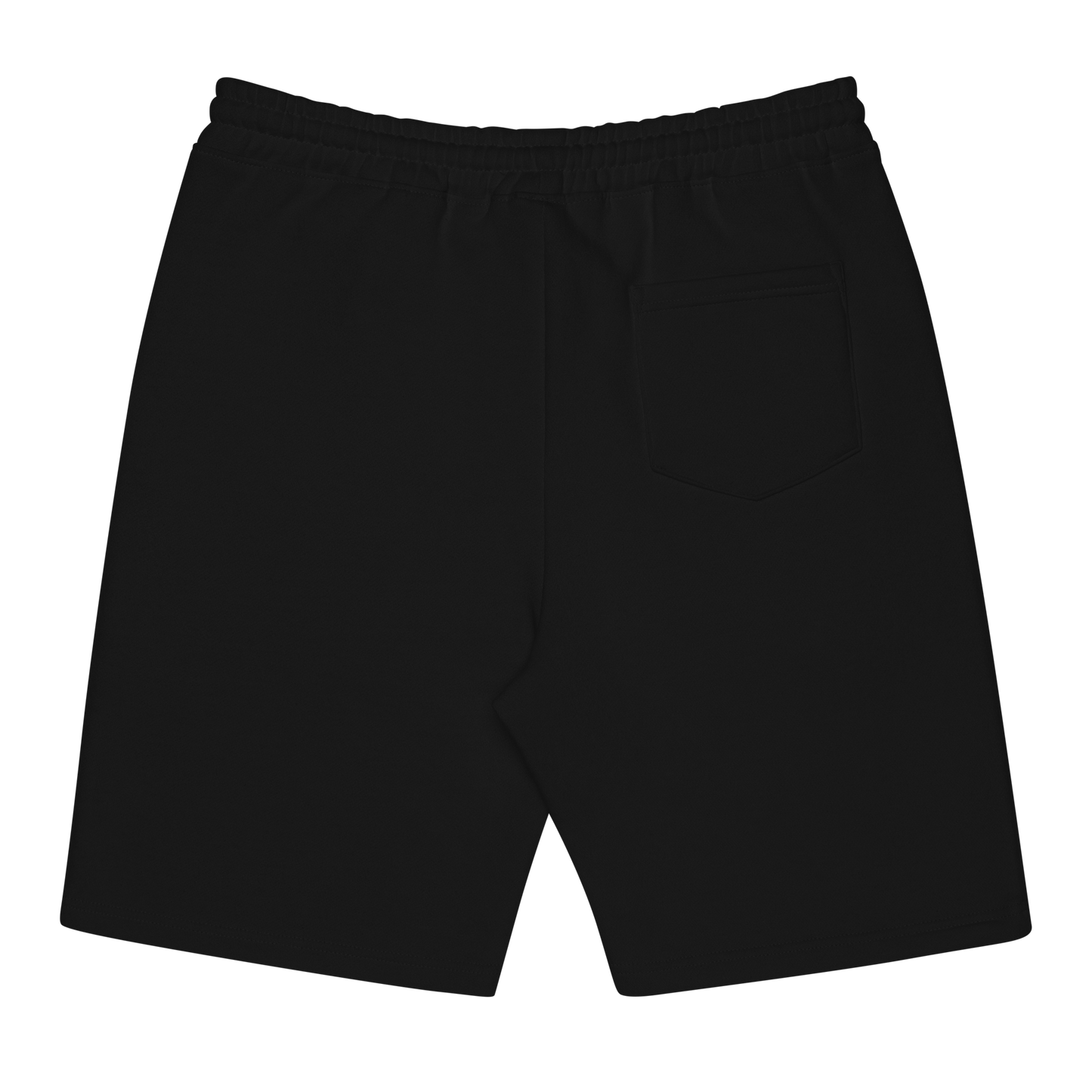 Shorts | Fleece | Black | Yellow Embroidery