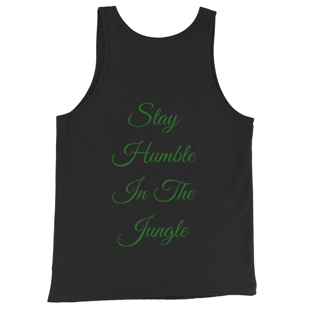 Tank Top | Black | Green & Gold Collection | Green Back