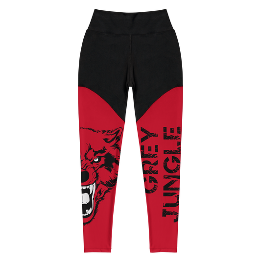 Leggings | Black & Red | Limited Edition