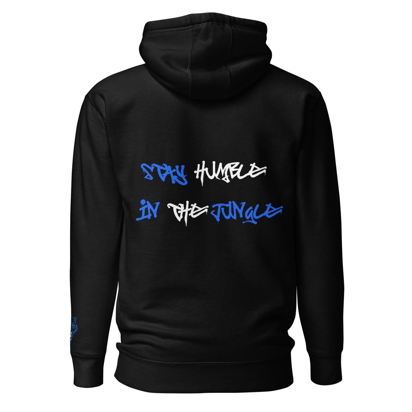 Unisex Hoodie | Blue, Black & White | 1 Royal Blues Collection | Embroidered