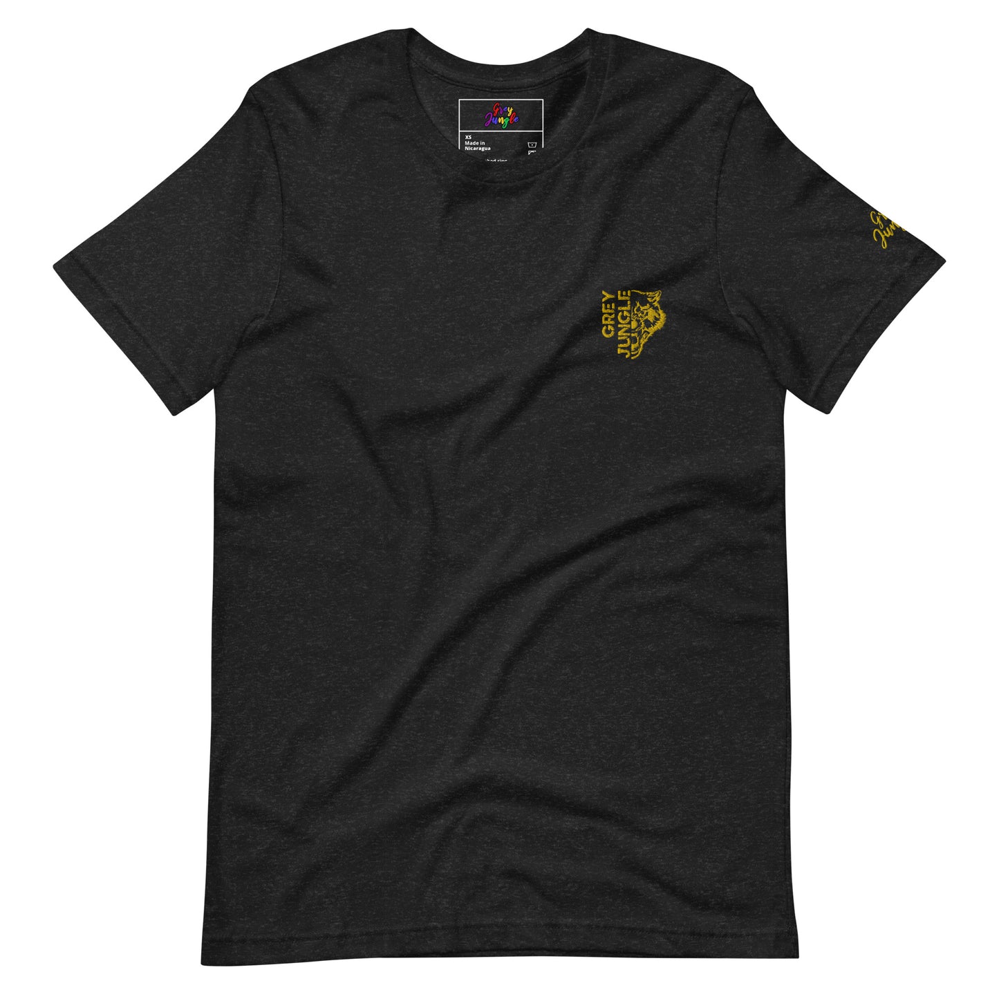 Shirt | Black | Yellow Embroidery