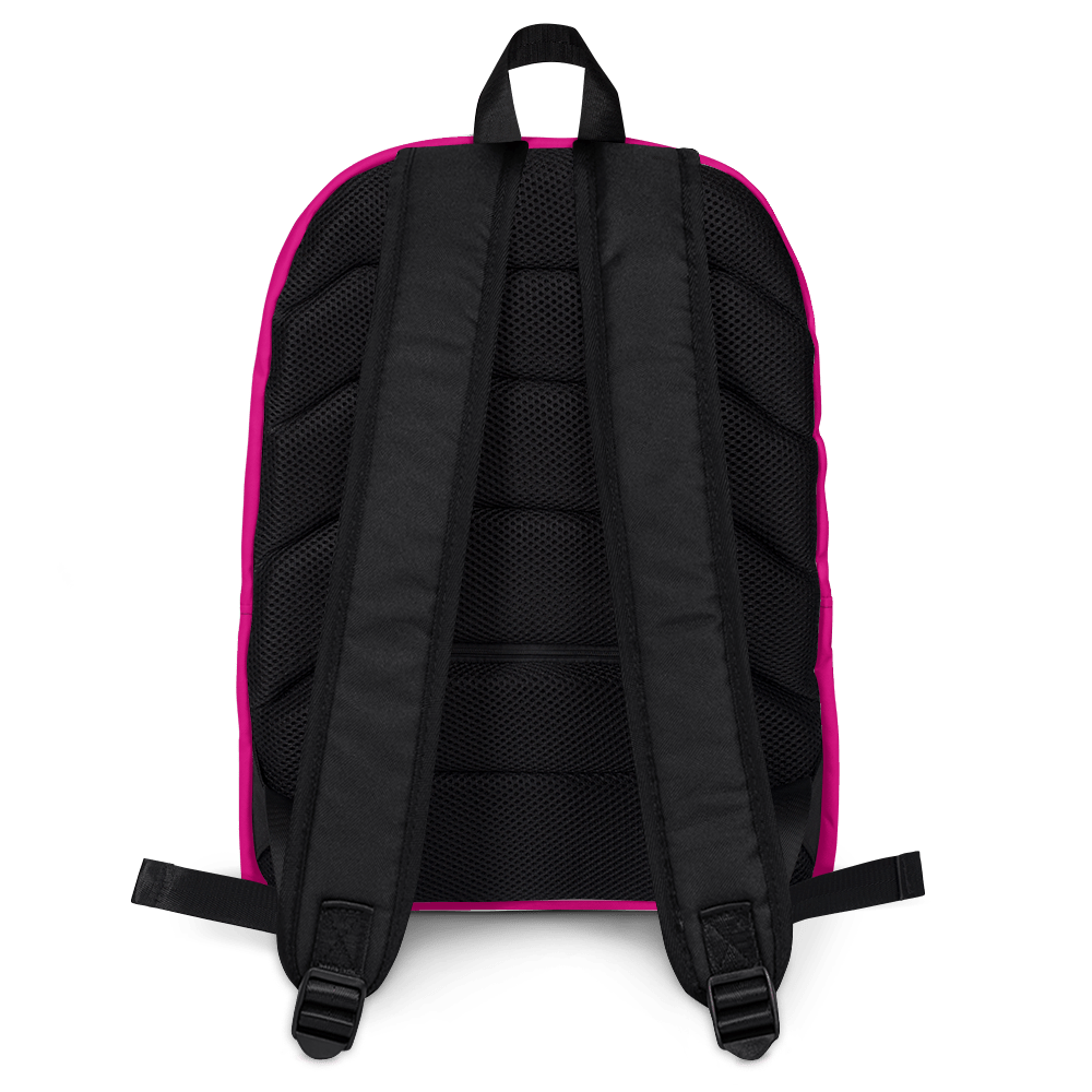 Backpack | Logo Half Front | Hot Pink