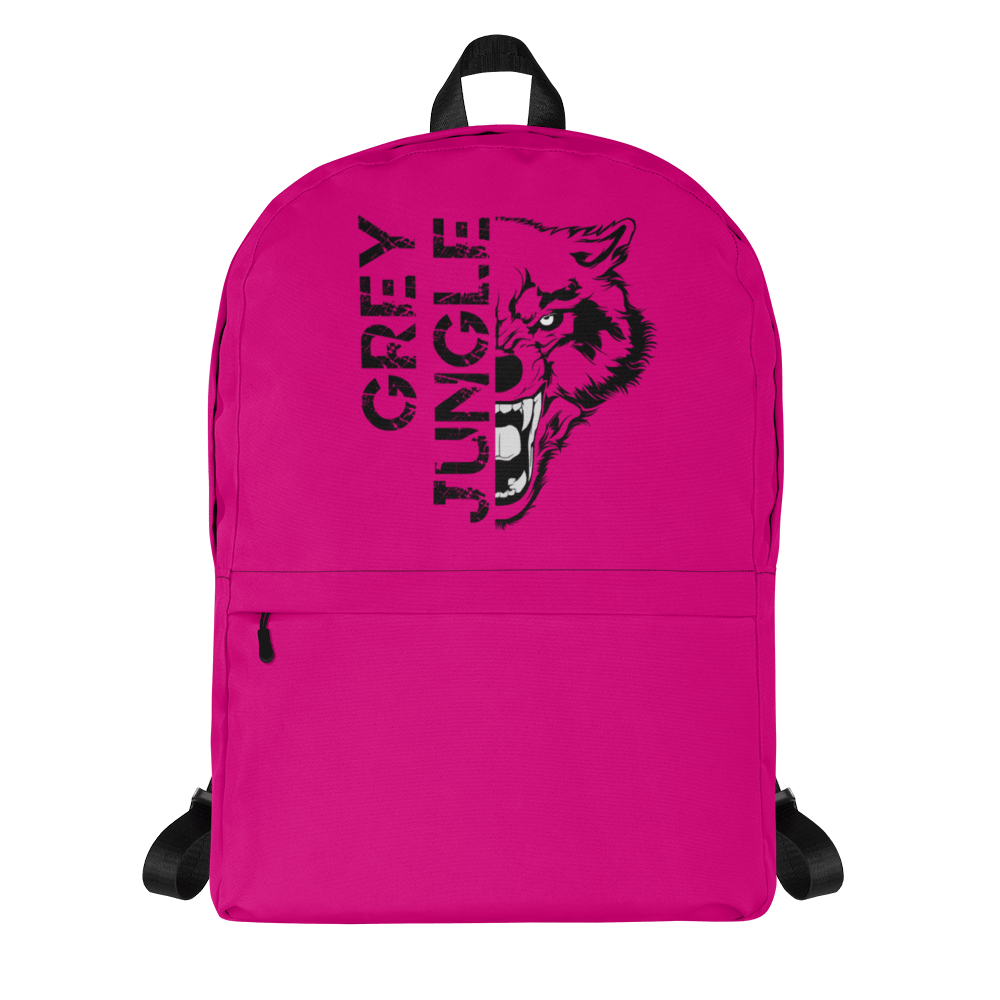 Backpack | Logo Half Front | Hot Pink