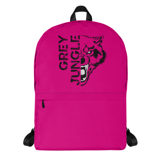 Backpack | Logo Half Front | Hot Pink