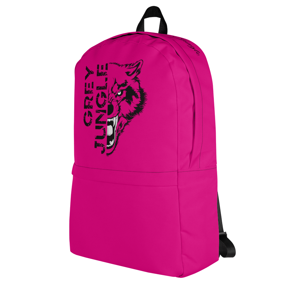 Backpack | Logo Half Front | Hot Pink