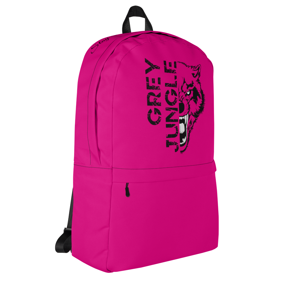 Backpack | Logo Half Front | Hot Pink