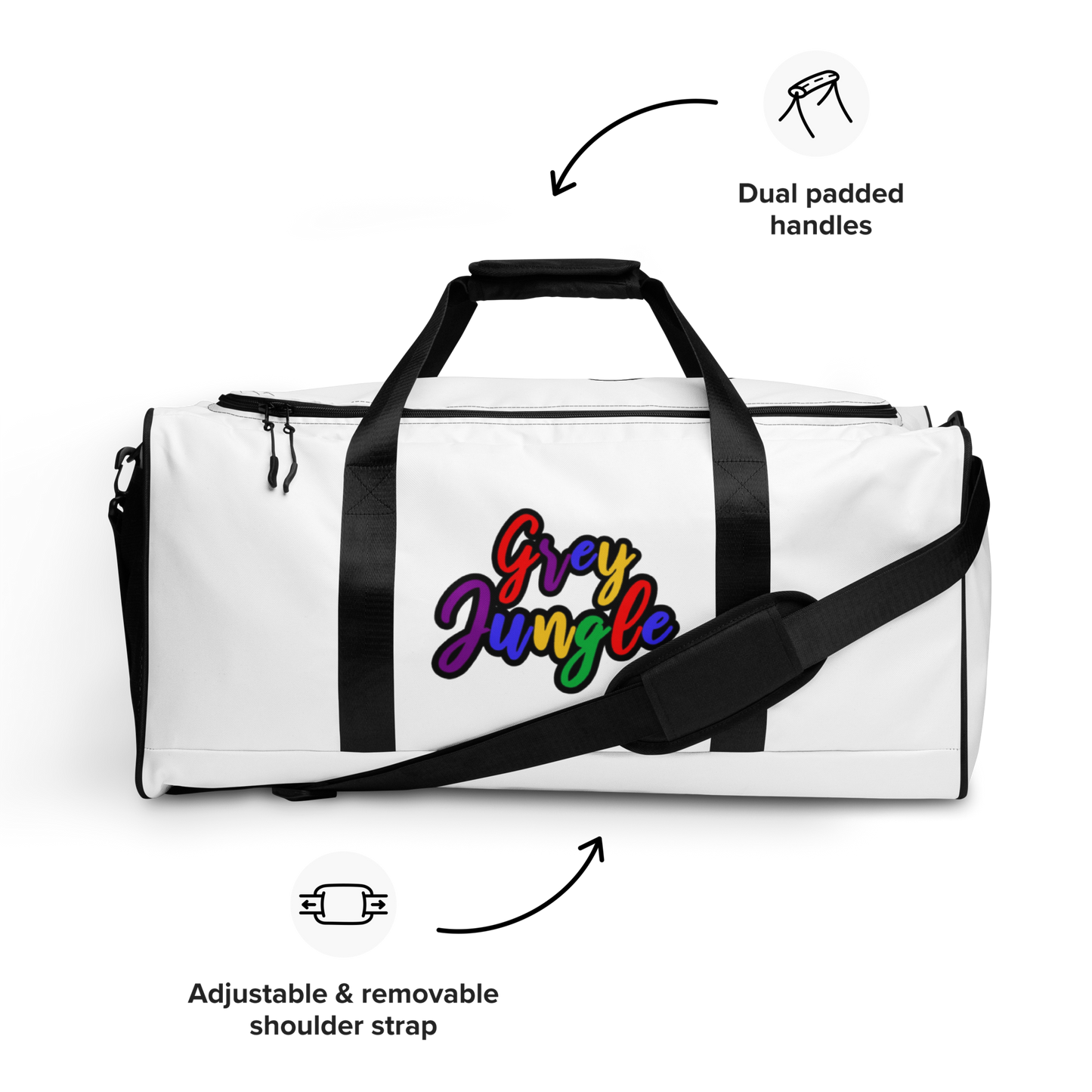 Duffle Bag | Multi-color Logo