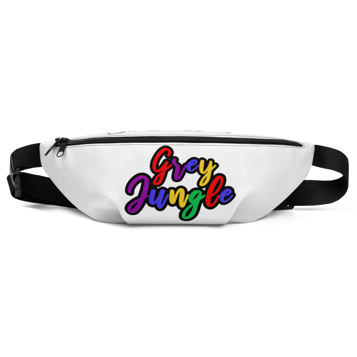 Fanny Pack | Word Logo | White