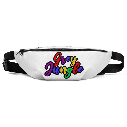 Fanny Pack | Word Logo | White