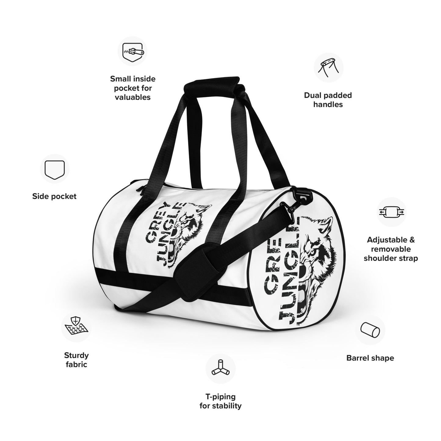 Gym Bag | White