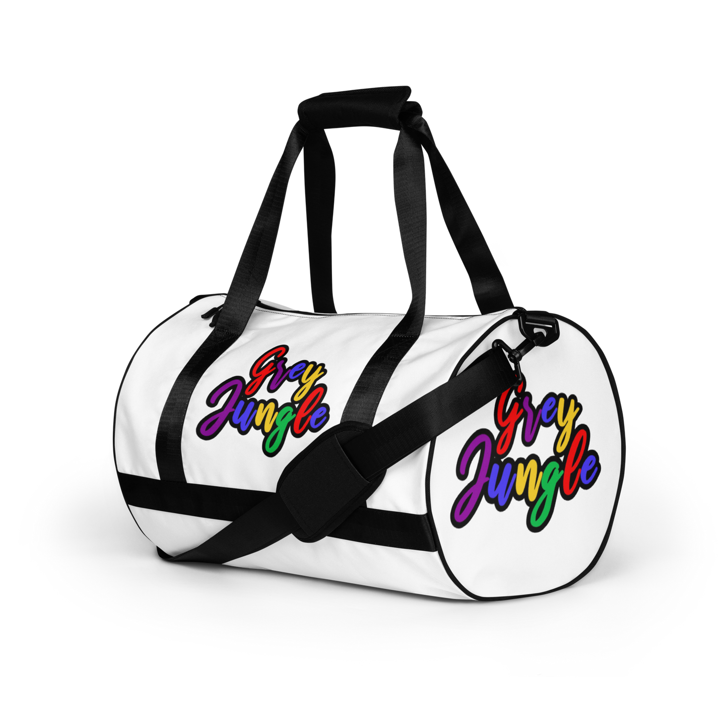 Gym Bag | Word Only | White