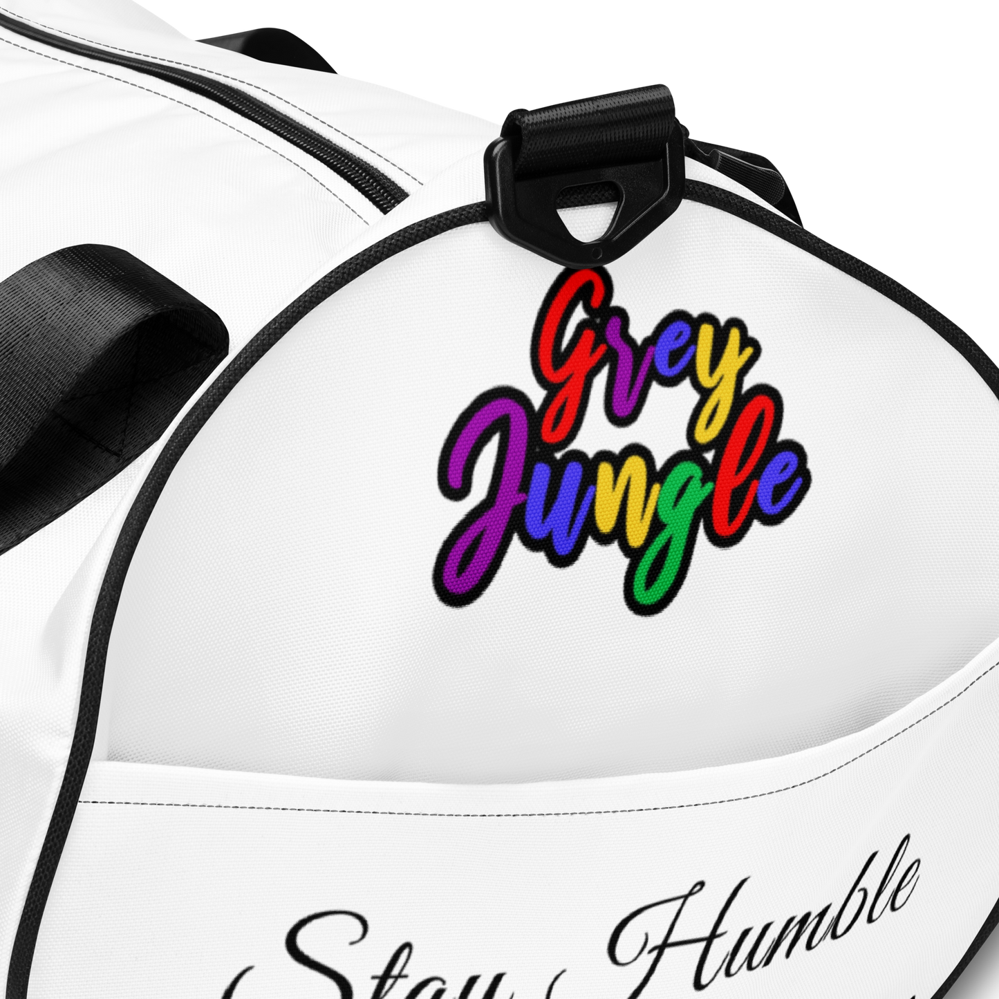 Gym Bag | Word Only | White