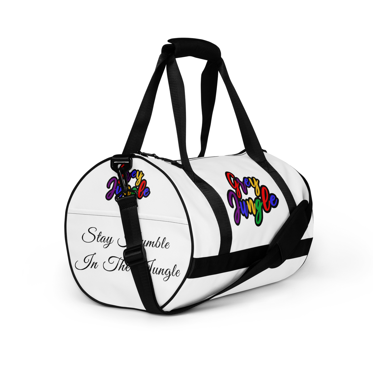 Gym Bag | Word Only | White