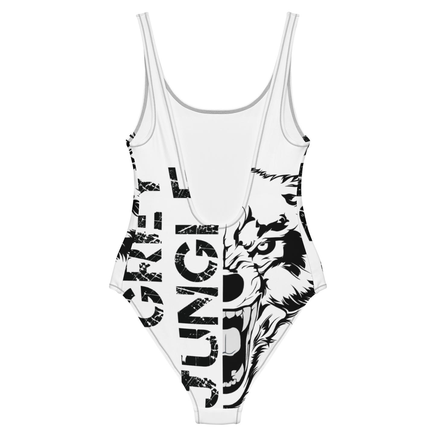 Swimsuit One-Piece | Logo Only | White