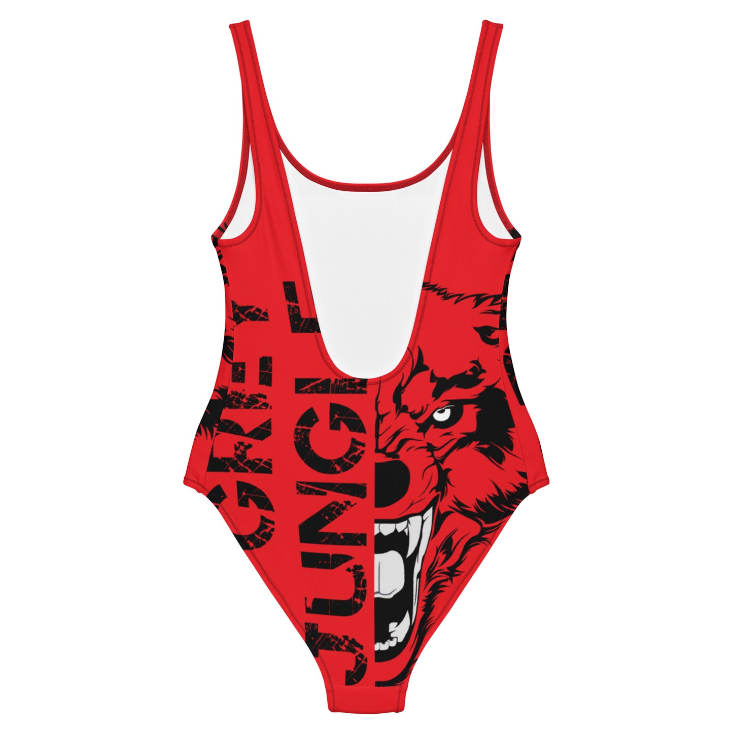 Swimsuit One-Piece | Logo Only | Red