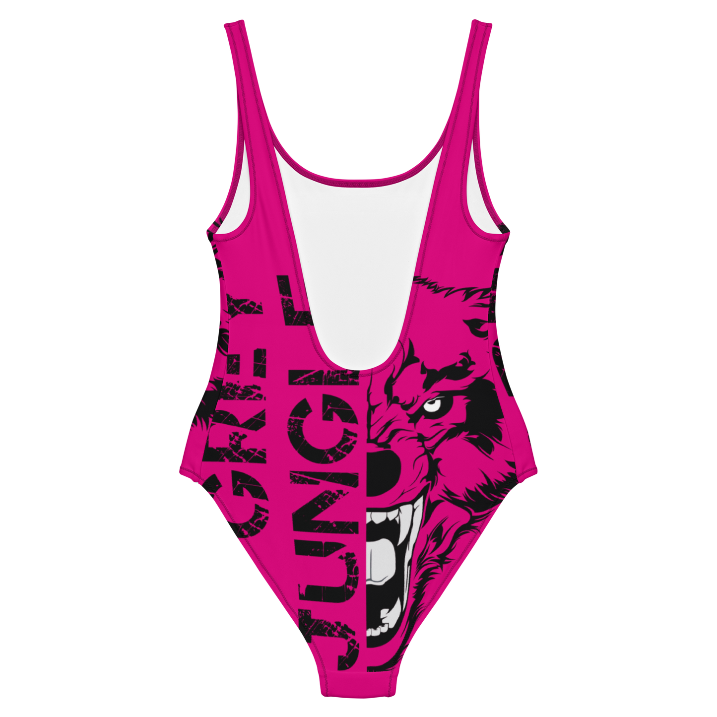 Swimsuit One-Piece | Logo Only | Hot Pink