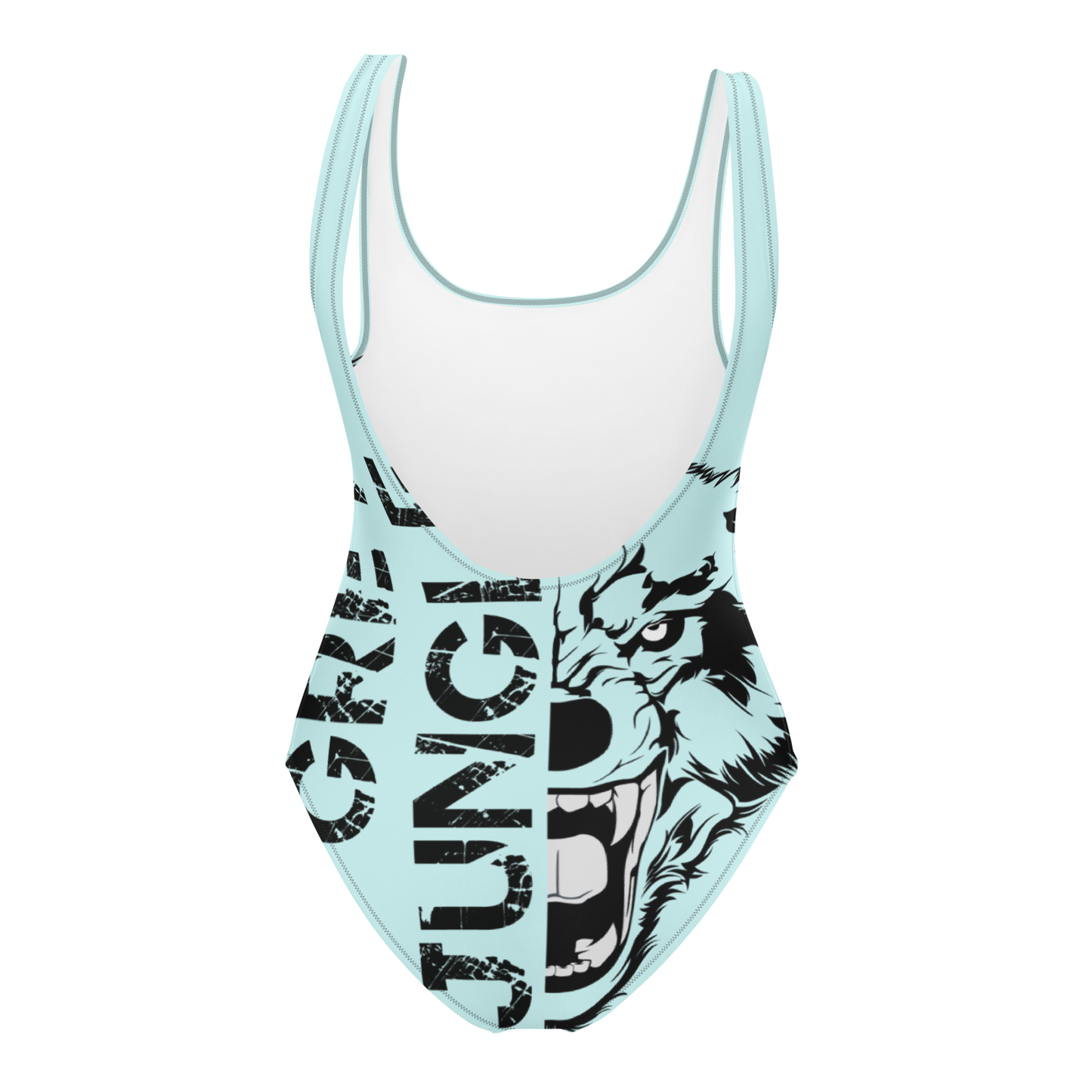 Swimsuit One-Piece | Logo Only | Light Blue