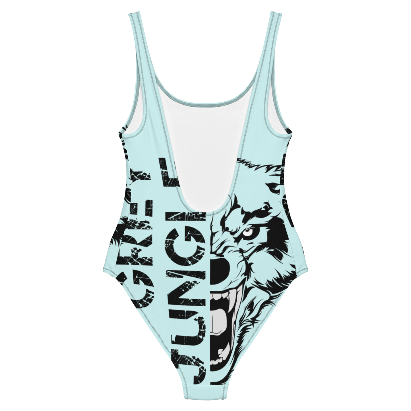 Swimsuit One-Piece | Logo Only | Light Blue