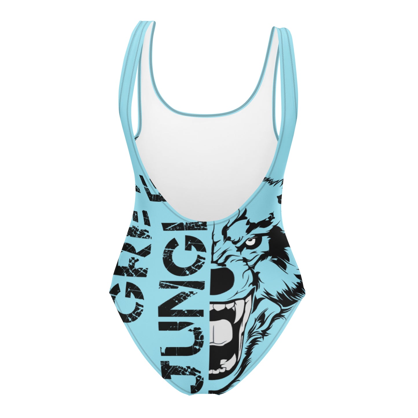 Swimsuit One-Piece | Logo Only | Light Blue