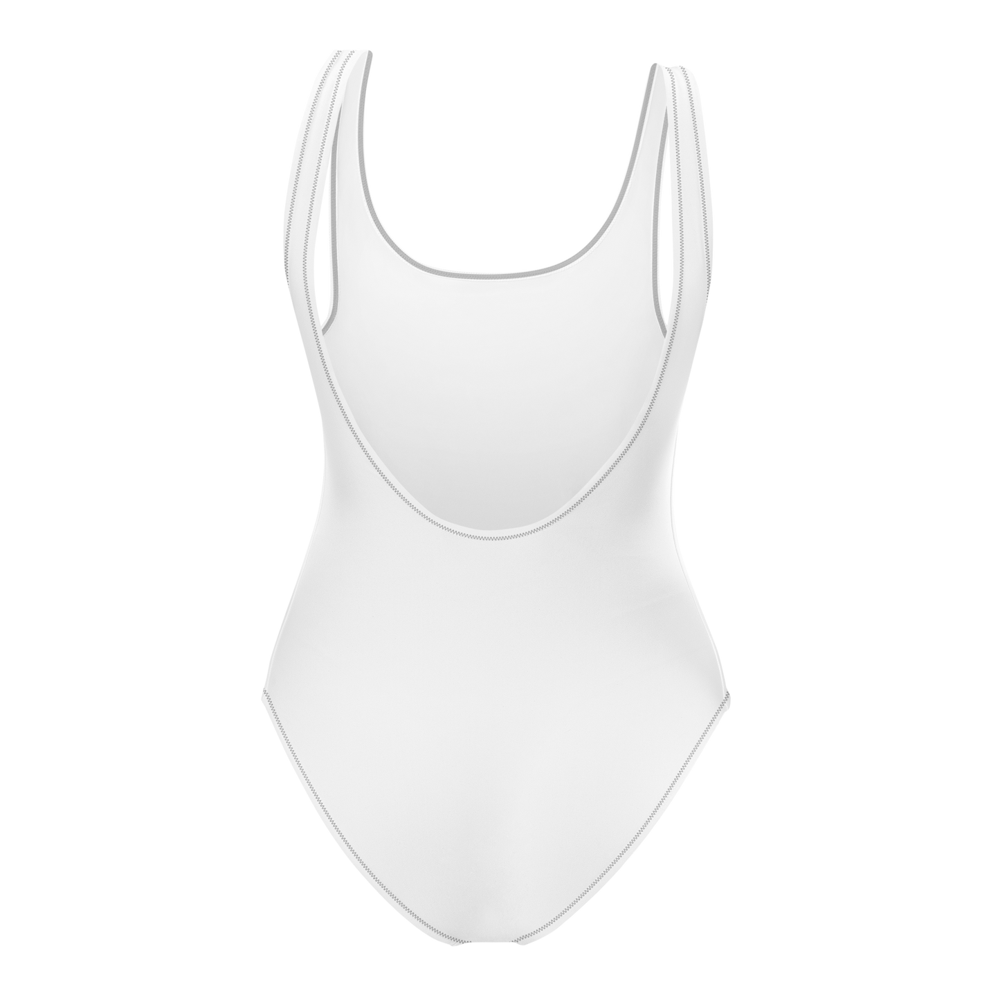 Swimsuit One-Piece | Word Logo Only | White