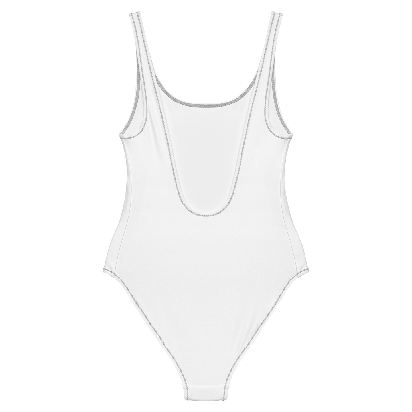 Swimsuit One-Piece | Word Logo Only | White