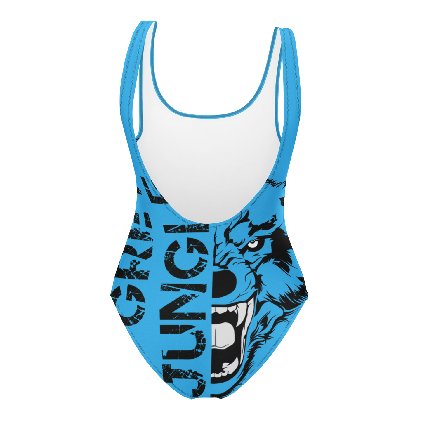 Swimsuit One-Piece | Logo Only | Sky Blue