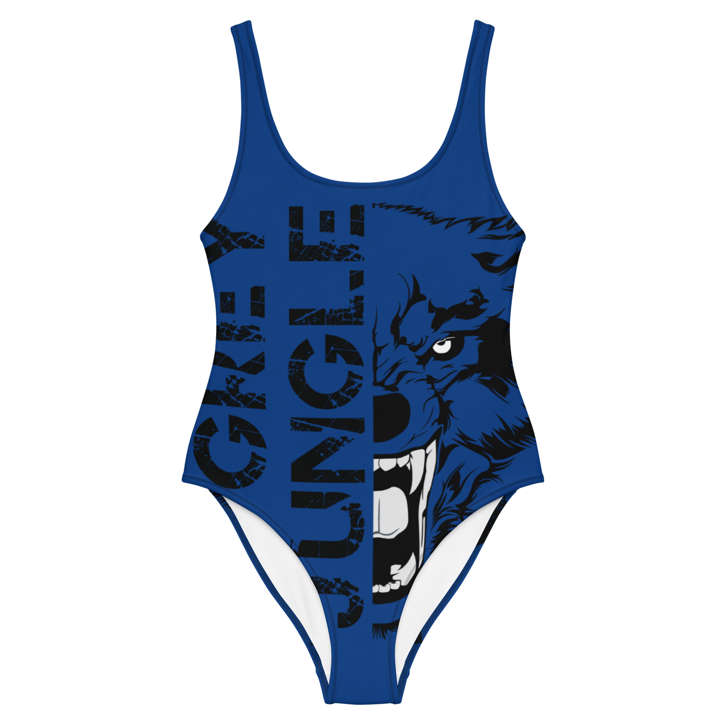 Swimsuit One-Piece | Logo Only | Blue