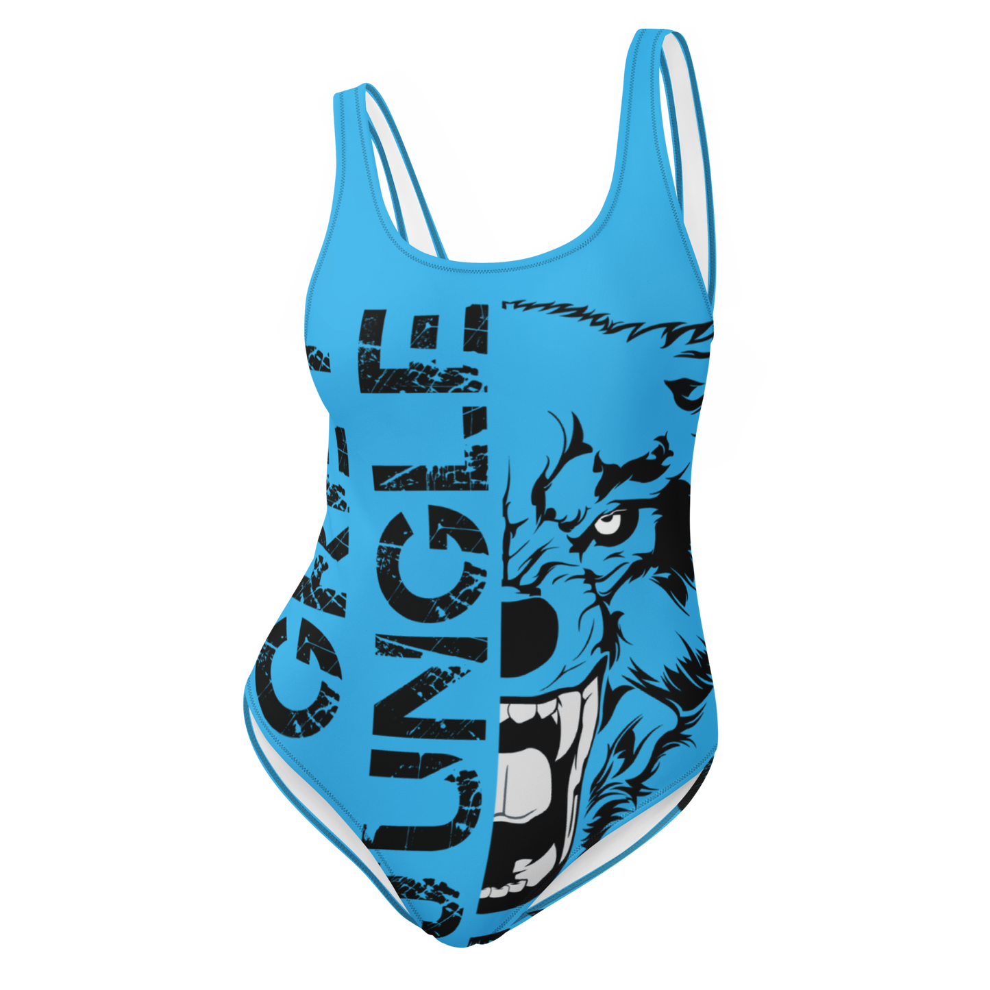 Swimsuit One-Piece | Logo Only | Sky Blue