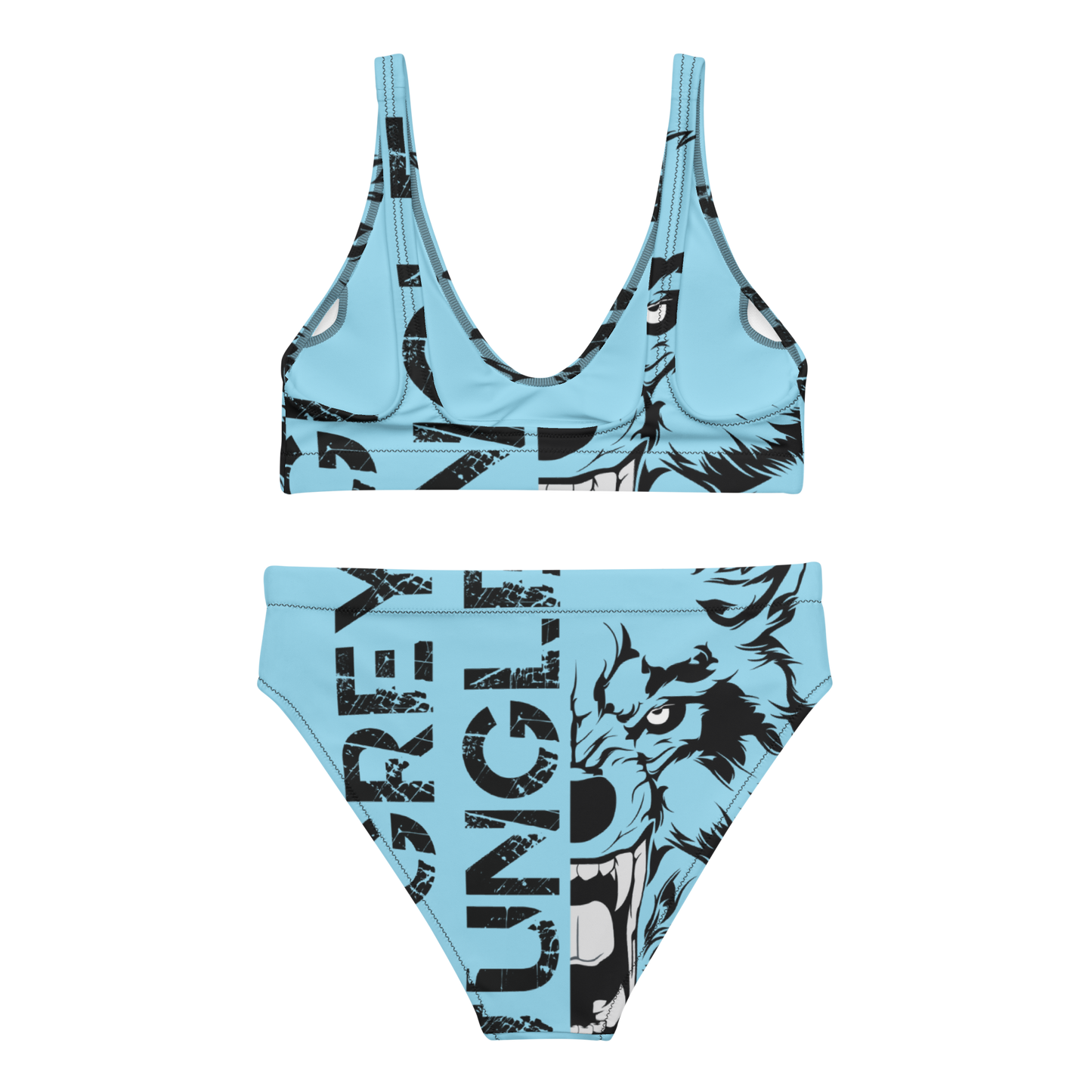 Bikini | Sky Blue & Black