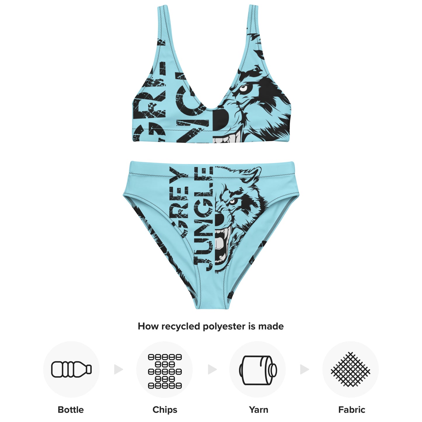 Bikini | Light Blue & Black