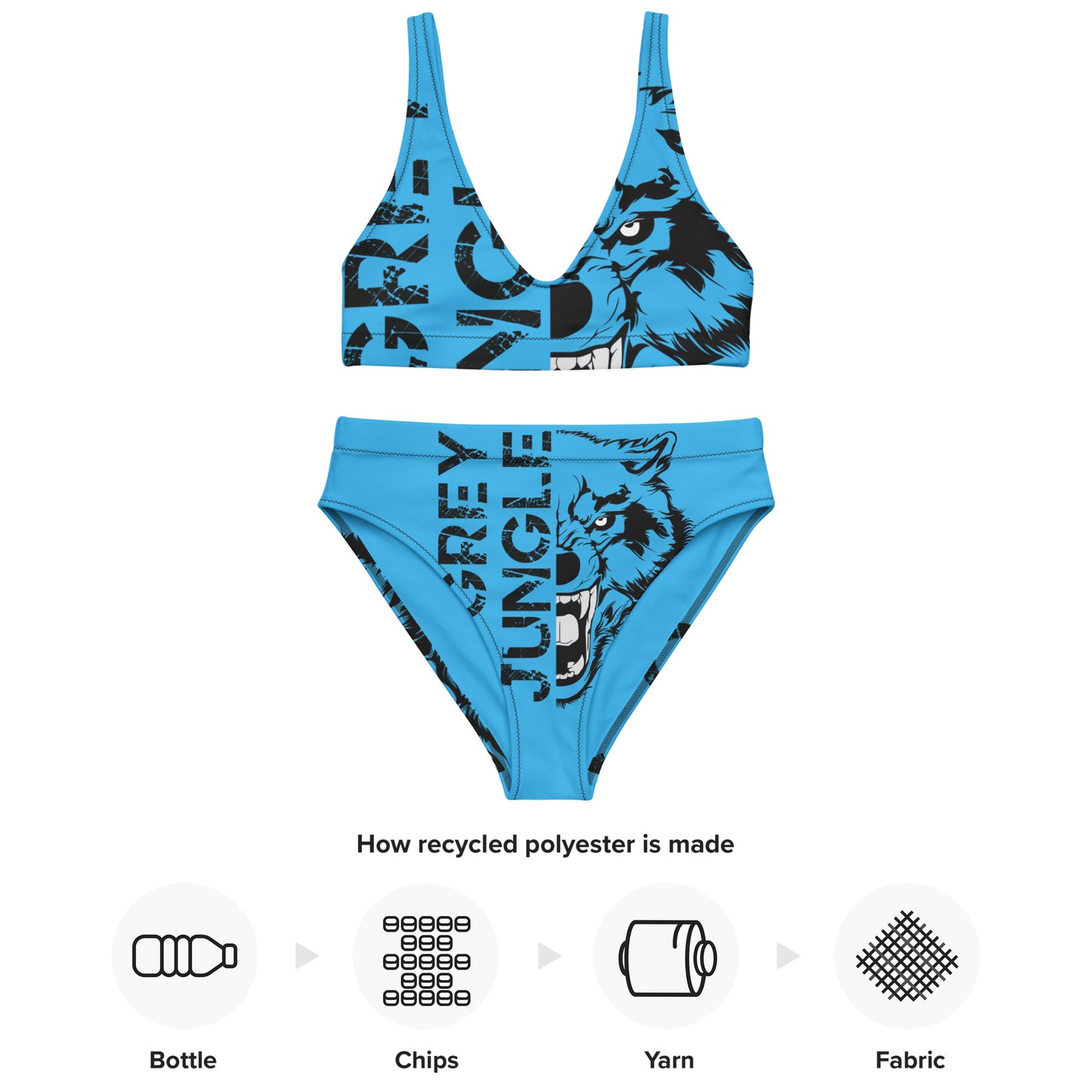 Bikini | Sky Blue & Black