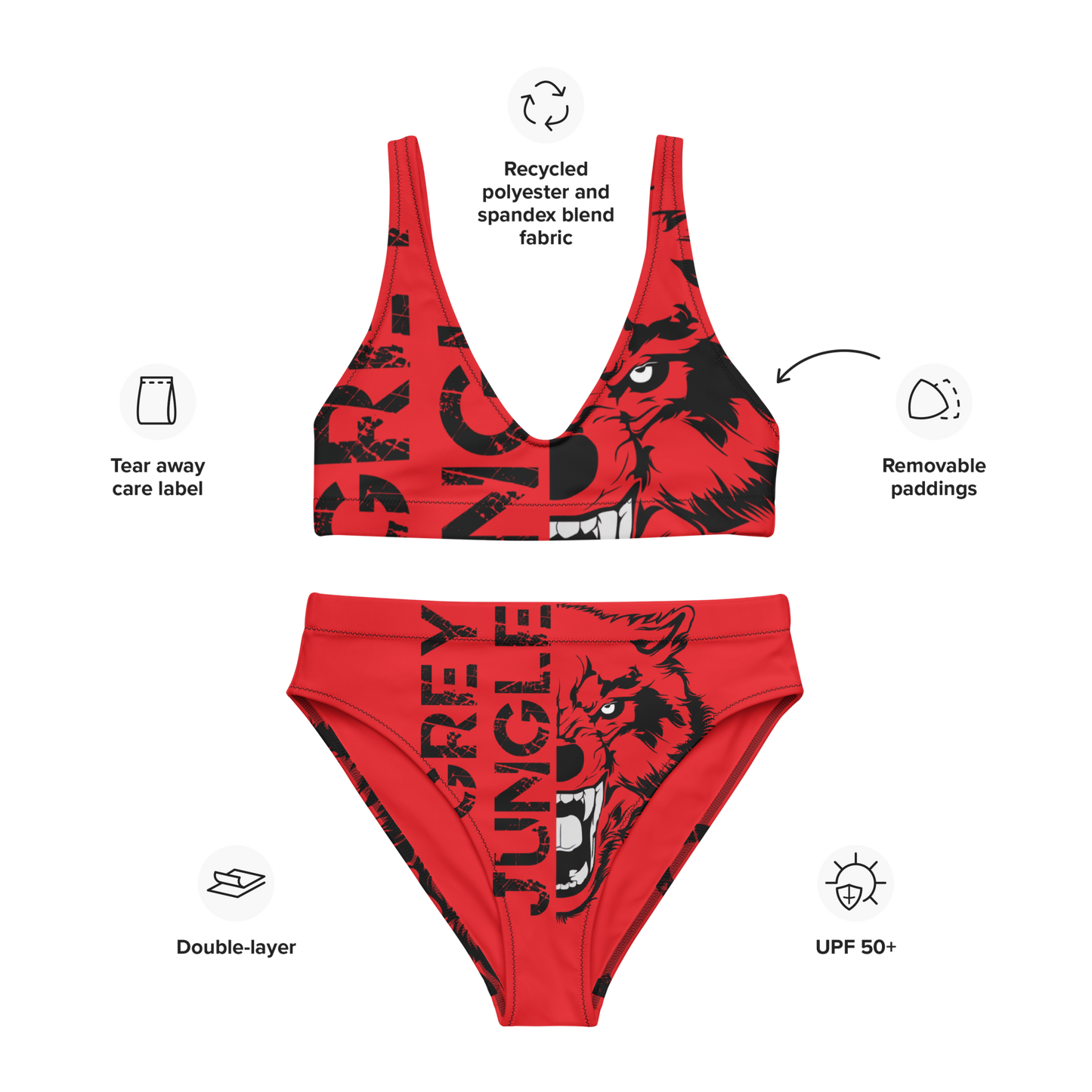 Bikini | Red & Black