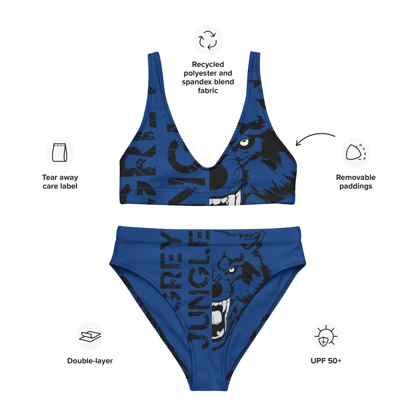 Bikini | Blue & Black