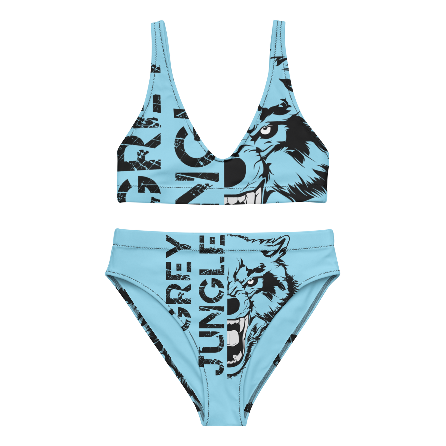 Bikini | Sky Blue & Black