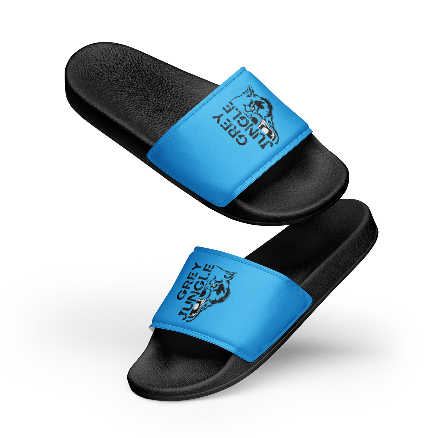 Slides | Logo Only | Sky Blue & Black