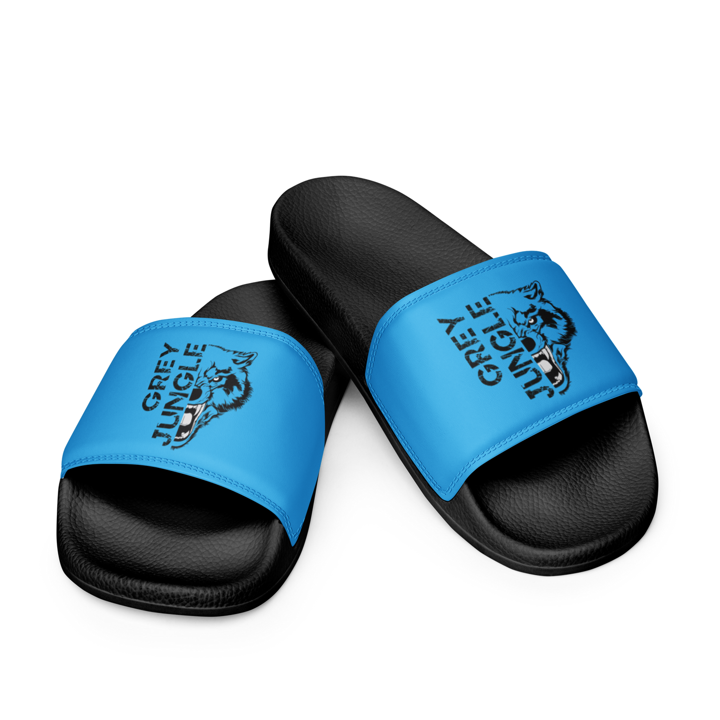 Slides | Logo Only | Sky Blue & Black