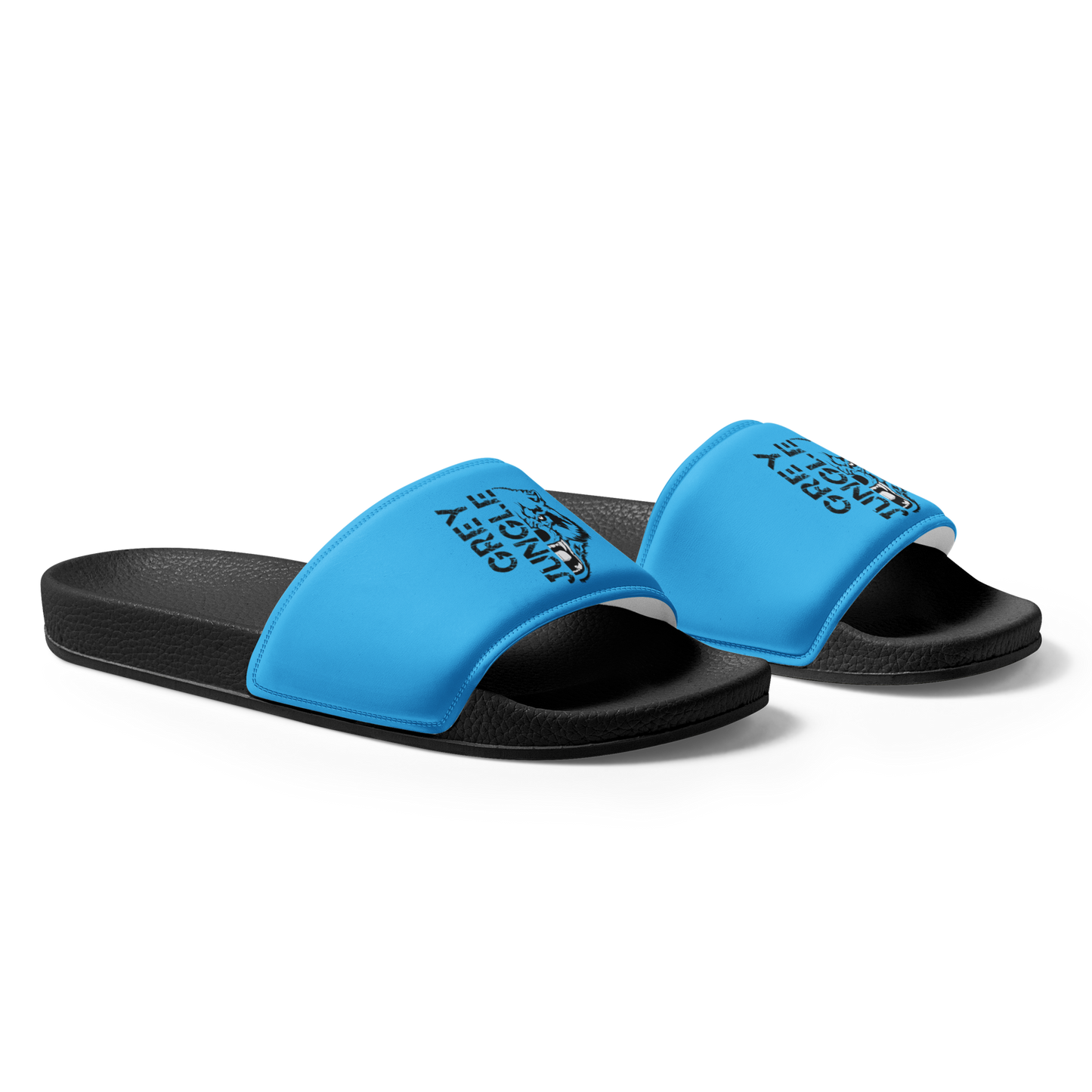 Slides | Logo Only | Sky Blue & Black