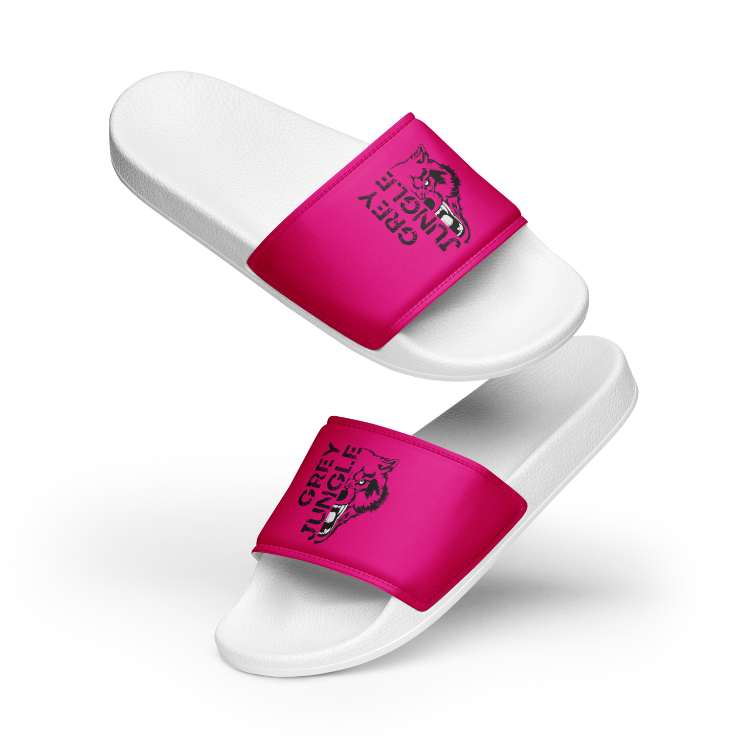 Slides | Logo Only | Hot Pink & White