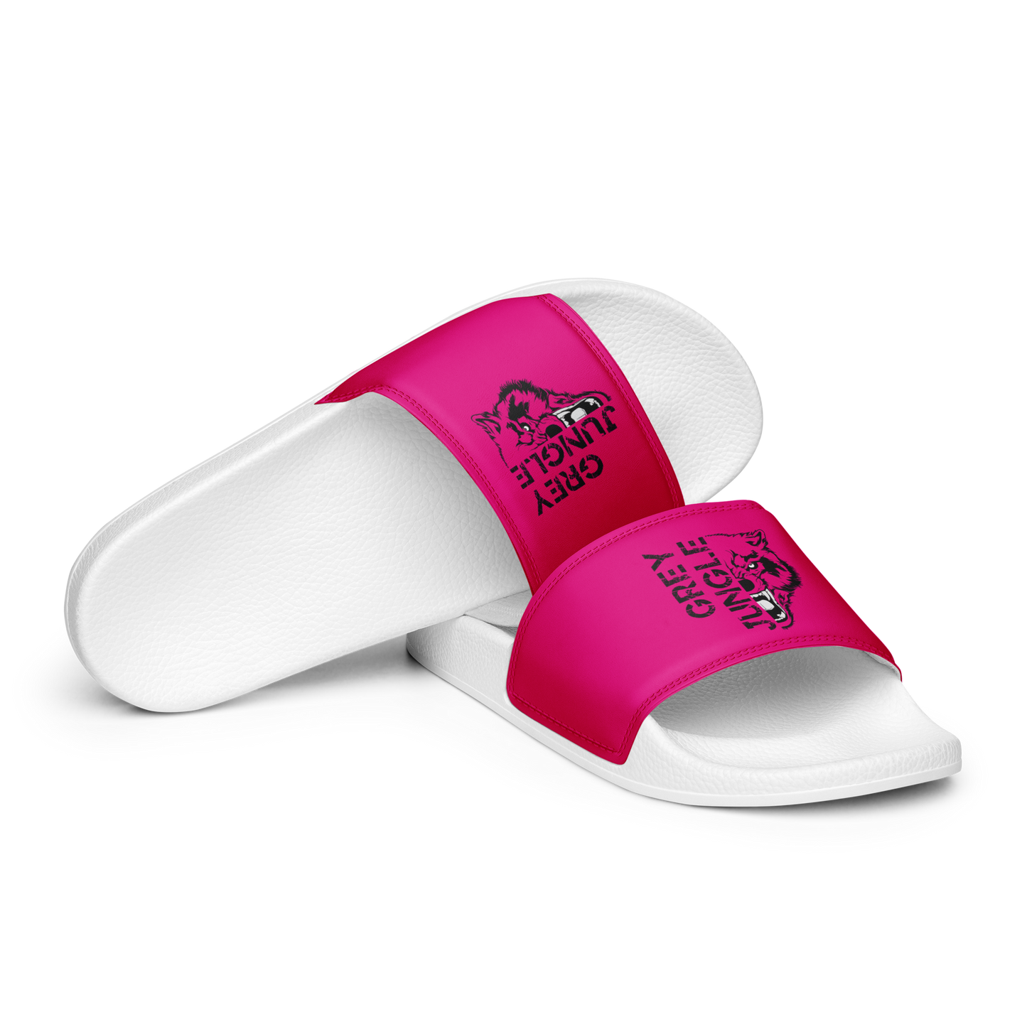 Slides | Logo Only | Hot Pink & White