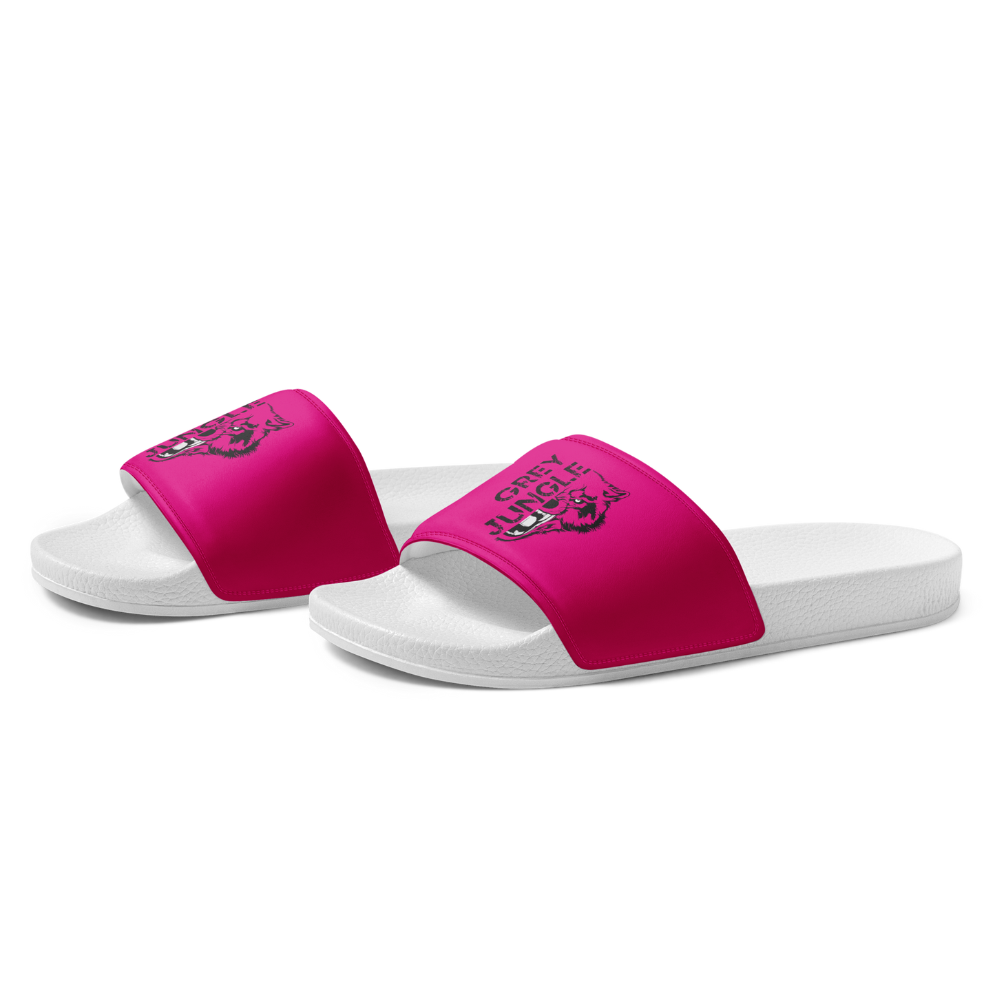 Slides | Logo Only | Hot Pink & White